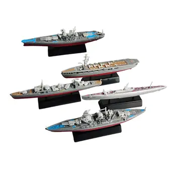 5 шт. Имитационная модель корабля, военный корабль, авианосец, Сборка, модель подводной лодки, модель военного корабля, Игрушка для декора гостиной