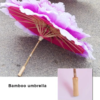 80-Сантиметровый зонт с имитацией пиона, аксессуары для классических танцев, квадратный реквизит для церемонии открытия фестиваля для взрослых и детей
