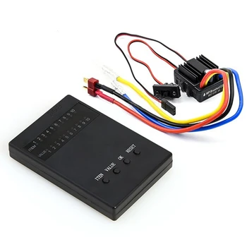 80A Матовый Электронный регулятор 1080 Водонепроницаемый ESC с Программной картой для Гусеничного автомобиля 1:10 1/8 WP