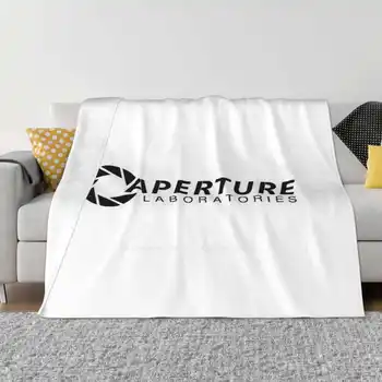 Aperture Супер Теплые Мягкие Одеяла, Набрасываемые На Диван / Кровать / Путешествия Aperture Aperture Labs Half Life 2 Half Life 3 Portal 2 Gaming Geeky