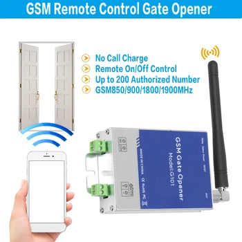 G101 GSM Открывалка для ворот, дистанционный контроллер Wi-Fi мобильного телефона, бесплатный звонок для гаражных ворот, жалюзи, GSM Открывалка для ворот с дистанционным управлением