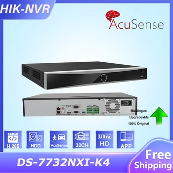 HIK 4K 32CH AcuSense NVR DS-7732NXI-K4 H.265 + HDD Сетевой Видеорегистратор Видеонаблюдения для IP-Камеры