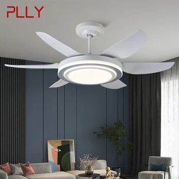 PLLY Fan Light Потолочный вентилятор со светодиодной подсветкой в скандинавском стиле, Современный минималистичный ресторан, гостиная, спальня Коммерческий электрический вентилятор