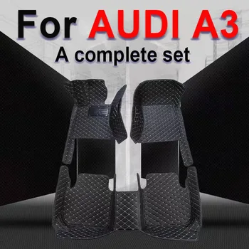 Автомобильные коврики для AUDI A3 8P sportback 2008 2009 2010 2012 2013 Пользовательские автоматические накладки для ног автомобильный ковер