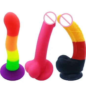 Анальный пенис с присоской Soft jelly reality, мужской член, секс-игрушка для женской мастурбации, игрушка для взрослых, женщина