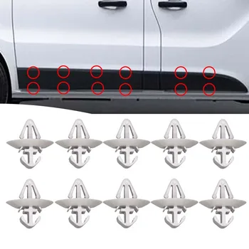 Боковые клипсы для нижней отделки боковой двери, пластиковые крепежные детали для Nissan Primastar 2001-2014