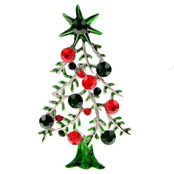 Брошь в виде рождественской елки, модные броши в виде растений, аксессуары для женской одежды, подарки для вечеринок