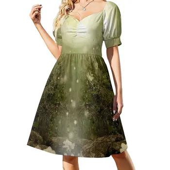 Великая ложь, лесное платье, свободное женское платье, платья, летняя женщина 2023, сказочное платье