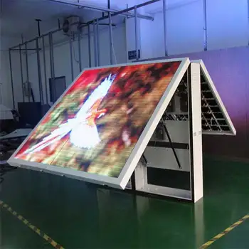Водонепроницаемый полноцветный двухсторонний экран P5 с наружным светодиодным дисплеем, вывески, рекламирующий раскладной дисплей