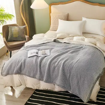 Домашнее плюшевое одеяло для спальни, Зимнее одеяло для дивана, Мягкое офисное одеяло для ланча, домашнее утолщенное теплое одеяло, переносное одеяло для путешествий