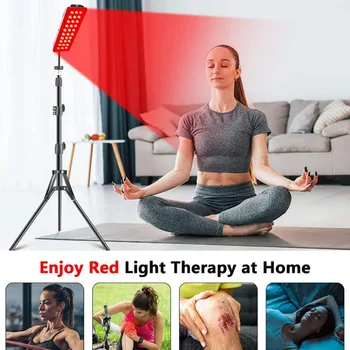 Красный свет Медицинская лампа с длинами волн 660 нм и 850 нм Инфракрасная лампа с большим охватом для облегчения боли в теле Оптимизация гаджетов для здоровья