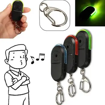 Мини анти-потеря свисток ключ Finder беспроводной сигнализации смарт-тег ключевых трекер локатор брелок свисток звук светодиодный свет вещей трекер
