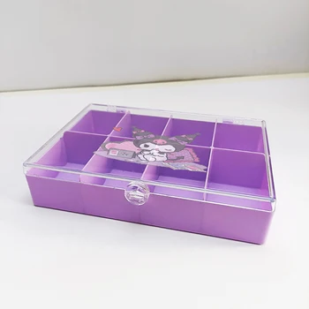 Мультяшный Sanrio Категоризированный Ящик Для Хранения Hello Kittys Cute Kawaii Аниме Аксессуары с Несколькими Отделениями Органайзер Игрушки для Девочки Подарок