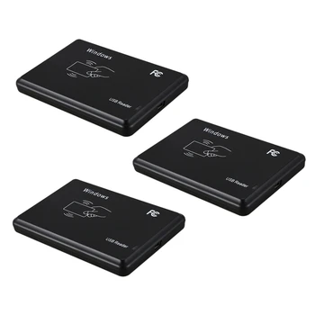 Настольный считыватель ID-карт 3X USB RFID бесконтактный считыватель карт