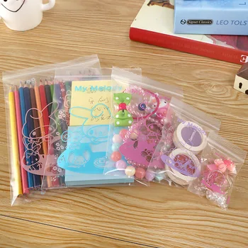 Новый Kawaii Sanrio Mymelody Самоуплотняющийся мешок Pe Сумка для хранения Мультяшных милых изысканных прозрачных подарочных игрушек для девочек из вторичной переработки