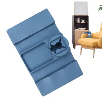 Подстаканник для дивана Силиконовый Поднос для диванного столика Портативный Поднос для диванного столика Для дивана Кресло с откидной спинкой Подлокотник Мобильного телефона