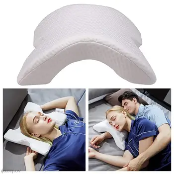Подушка для влюбленных, U-образная изогнутая подушка для шеи из пены с эффектом памяти, подушка для рук с полым подлокотником Для пары, спящих боком.