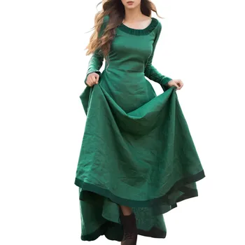 Средневековое Дворцовое Платье Принцессы для Женщин, Костюмы Для Косплея, Современное Европейское Вечернее Длинное Платье, Винтажное Традиционное Готическое Платье