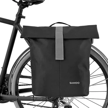 Сумка для задней стойки велосипеда 14/18 л, большая вместимость, сумка для заднего сиденья велосипеда, велосипедная корзина для кемпинга на открытом воздухе, езды на велосипеде, путешествий, поездок на работу