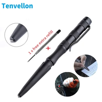 Тактическая ручка Tenvellon Принадлежности для самообороны Простая упаковка Защита безопасности из вольфрамовой стали Инструмент личной защиты Defence EDC