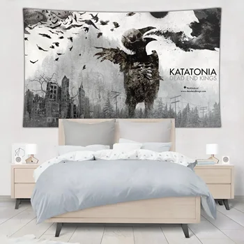 Шведский Певческий плакат Katatonias, Гобеленовый фон, Лучший подарок Бойфренду, Настенное одеяло для дивана
